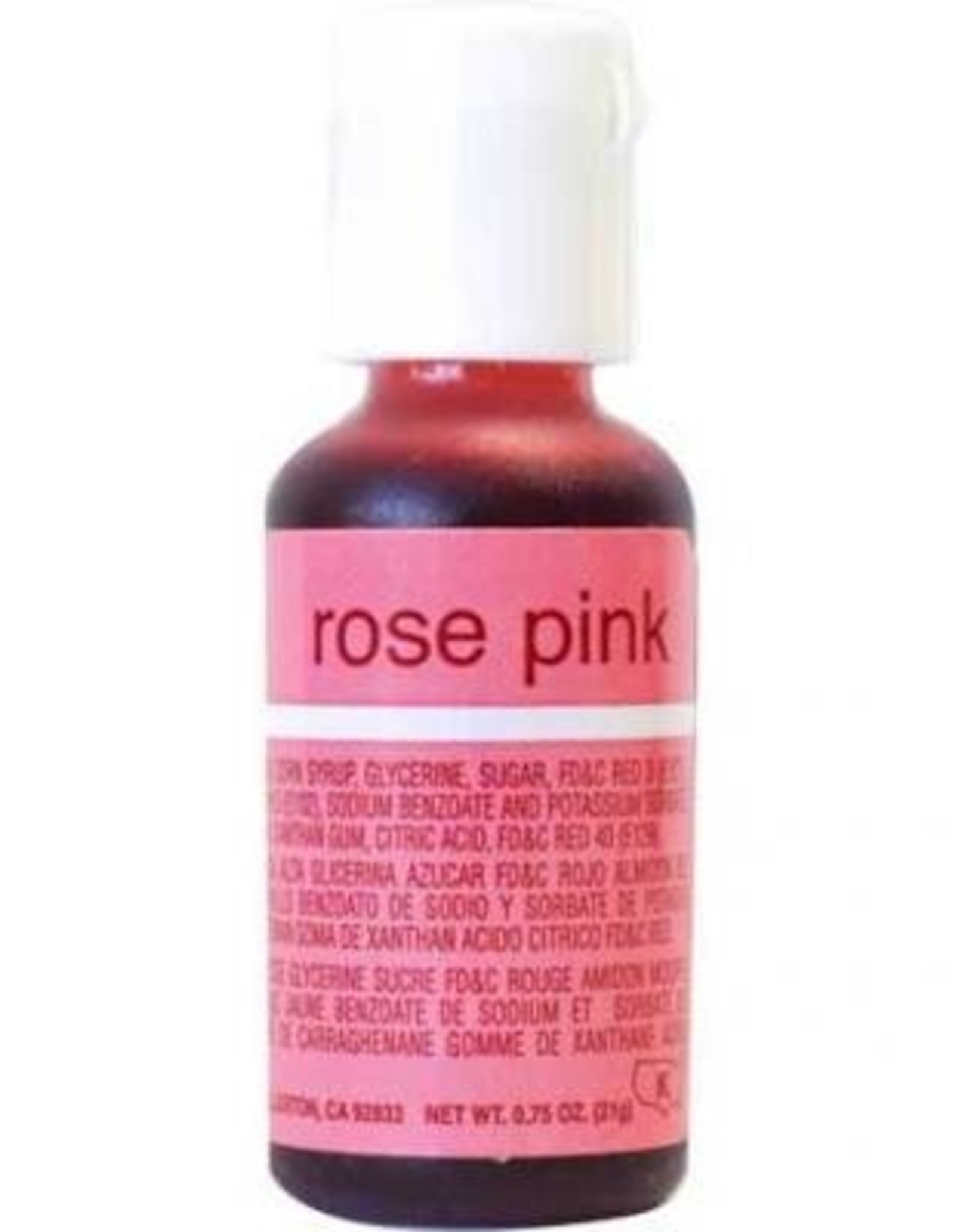 Rose Pink Chefmaster Liqua-gel 3/4 ounce