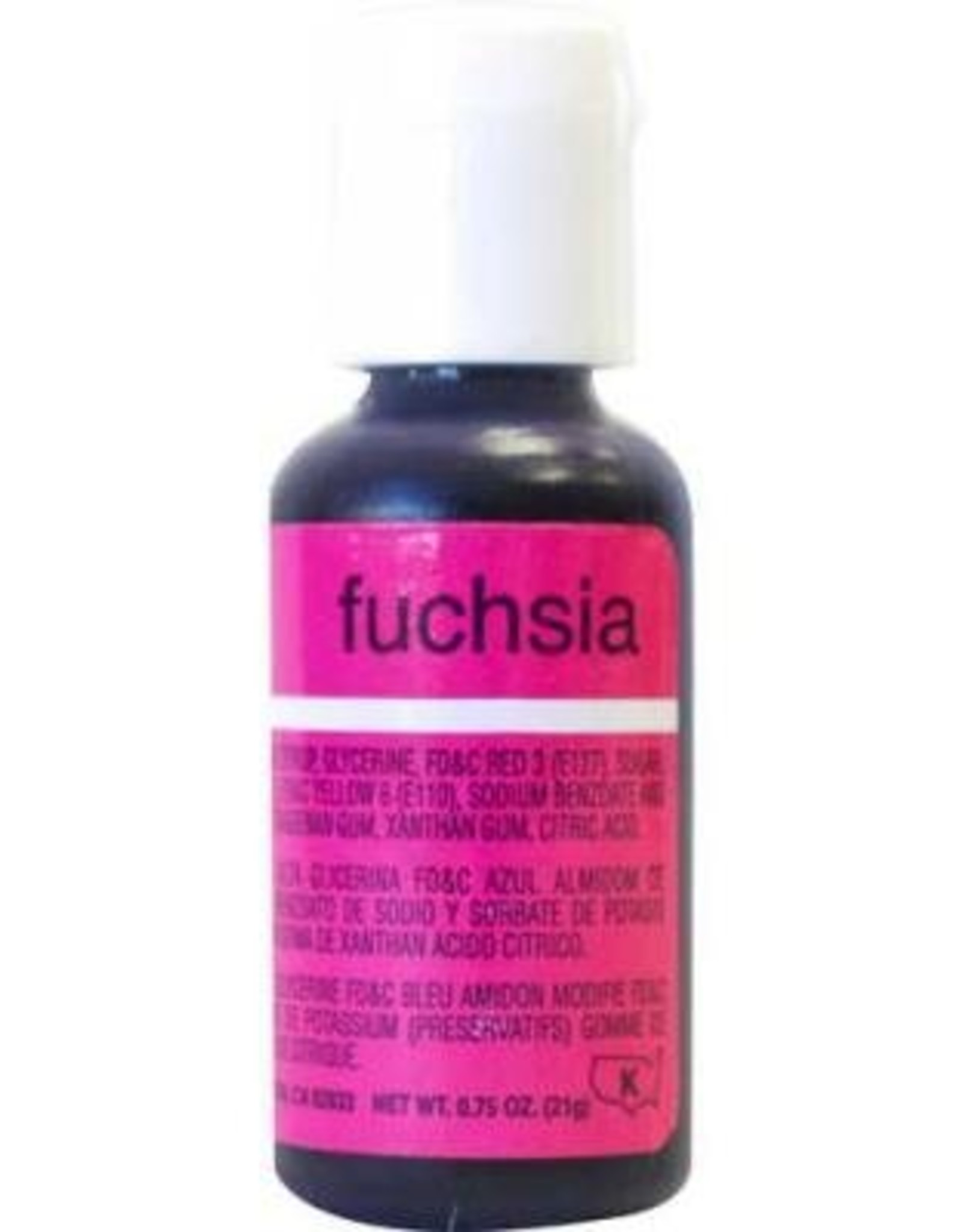 Fuchsia Chefmaster Liqua-gel 3/4 ounce