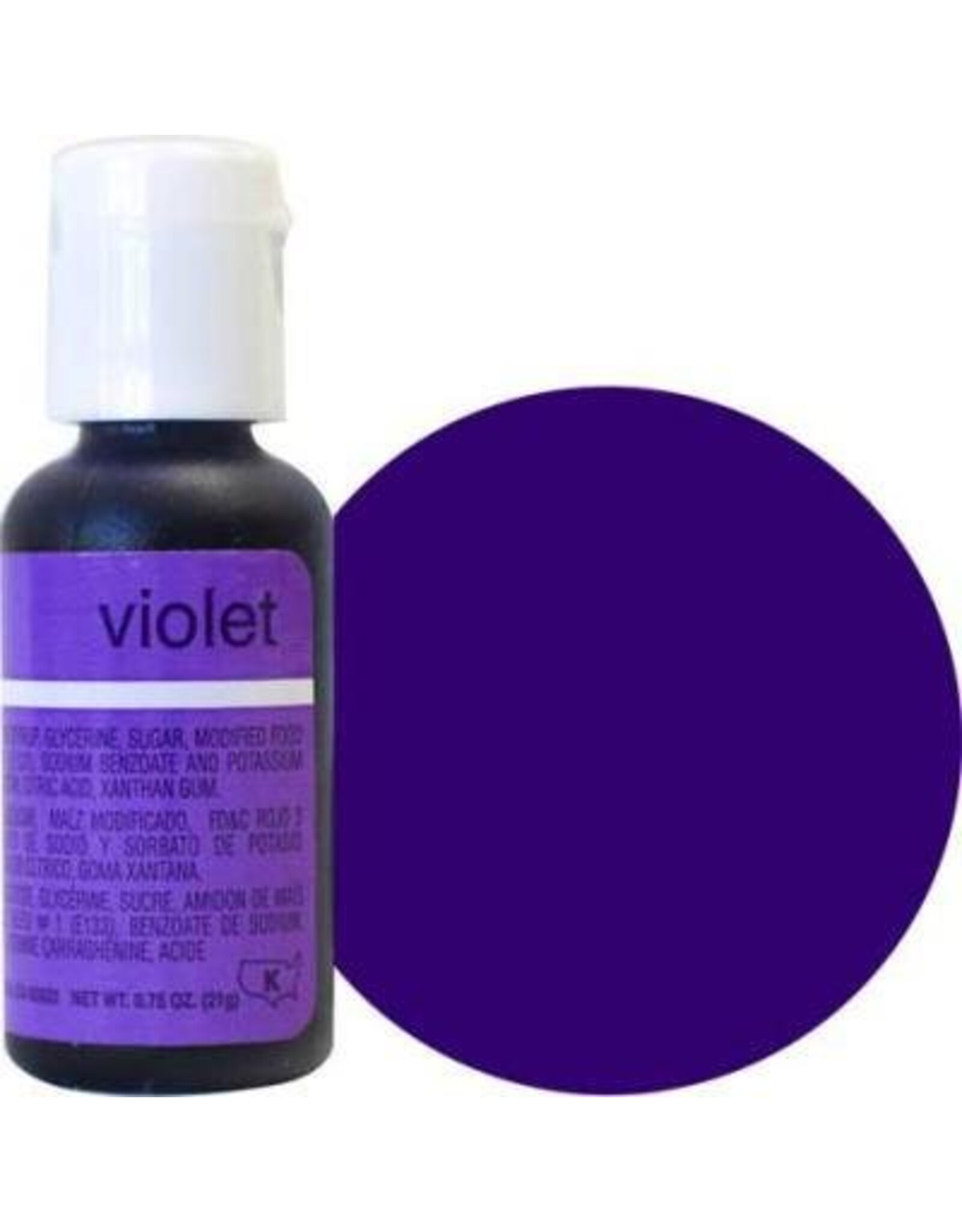 Violet Chefmaster Liqua-gel 3/4 ounce