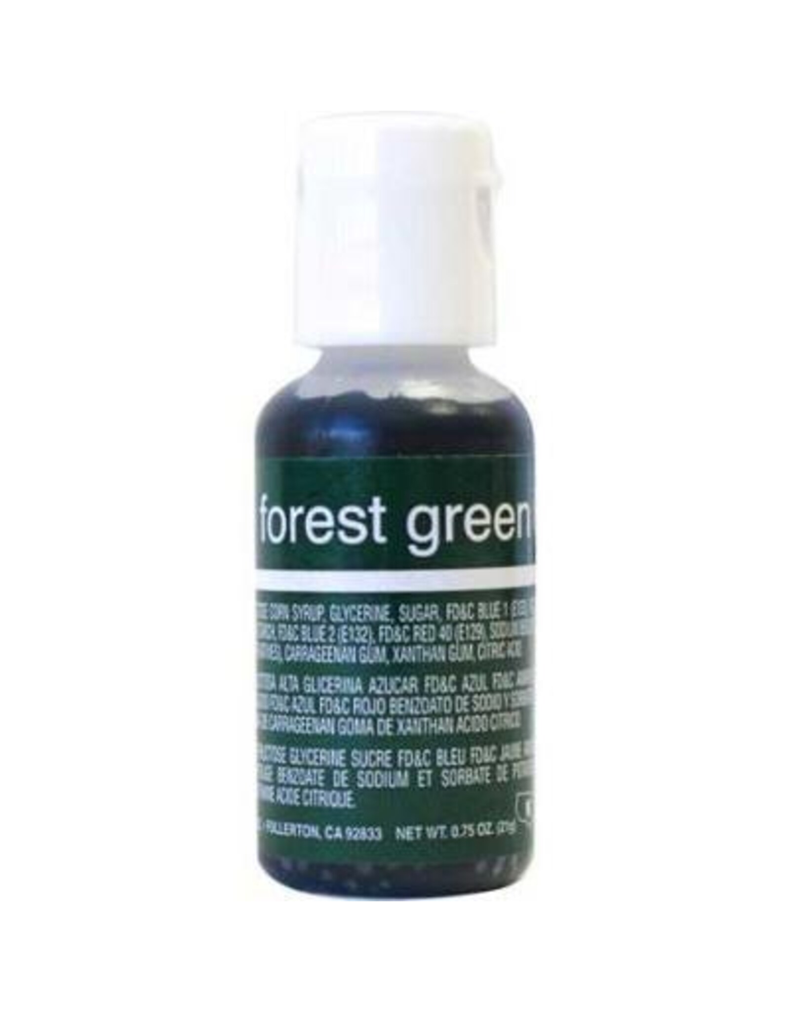 Forest Green Chefmaster Liqua-gel 3/4 ounce