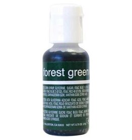Forest Green Chefmaster Liqua-gel 3/4 ounce