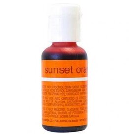 Sunset Orange Chefmaster Liqua-gel 3/4 ounce
