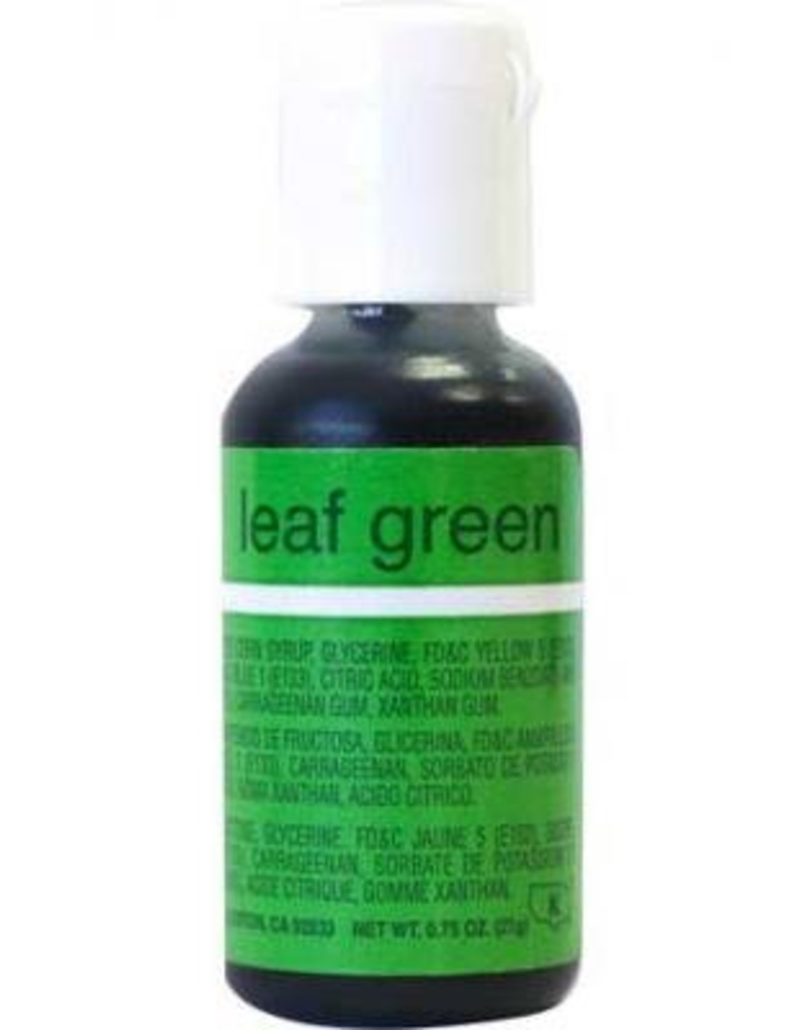 Leaf Green Chefmaster Liqua-gel 3/4 ounce