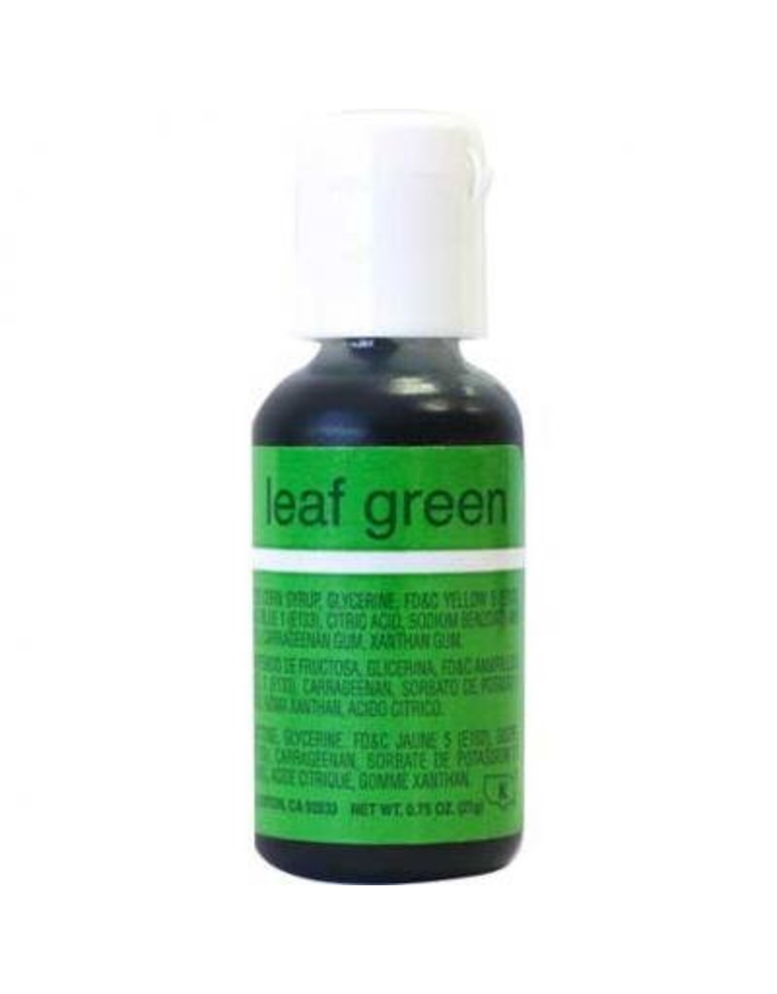 Leaf Green Chefmaster Liqua-gel 3/4 ounce