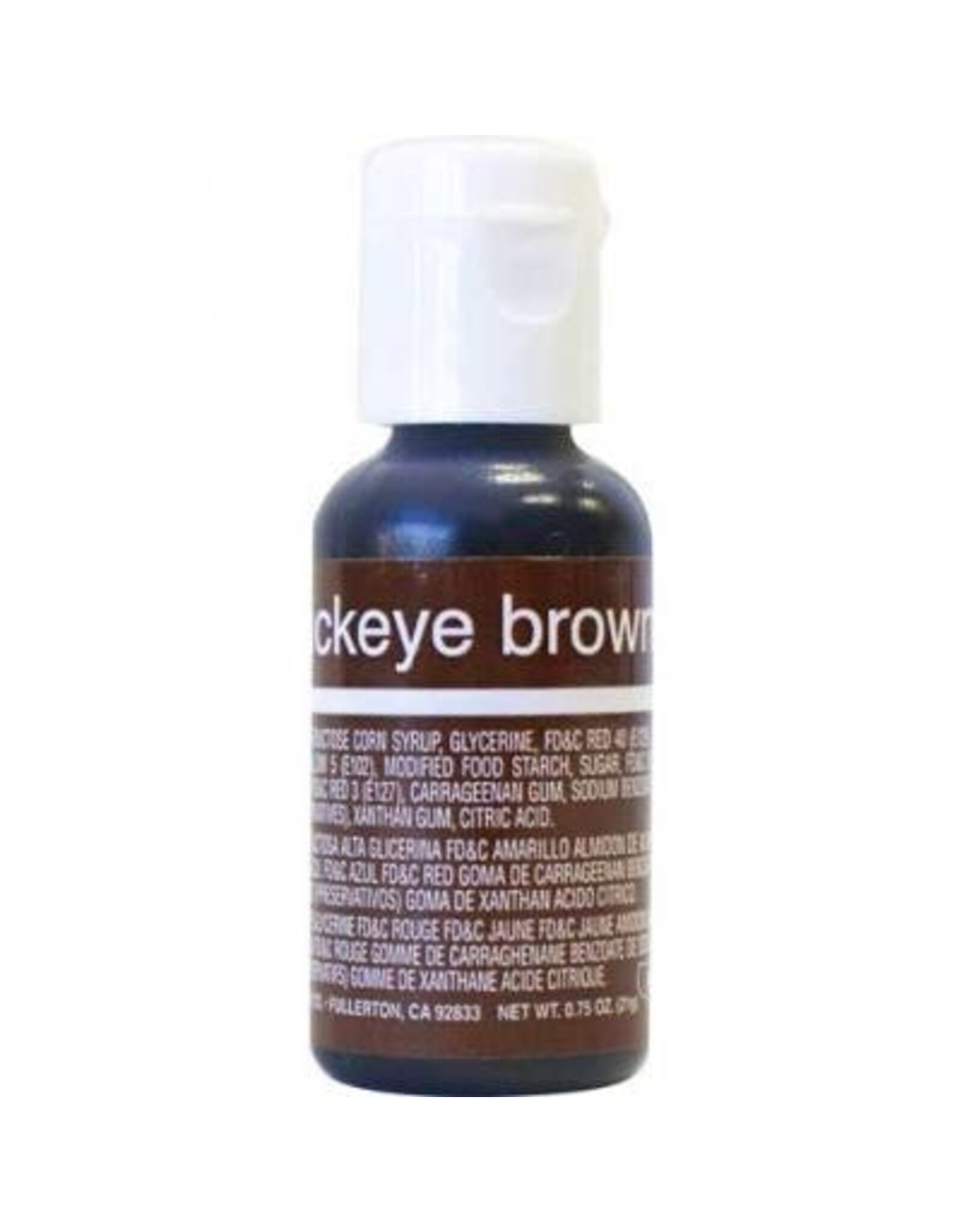 Buckeye Brown Chefmaster Liqua-gel 3/4 ounce