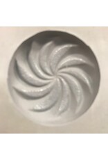 Round Swirl Mint Mold (Rubber)