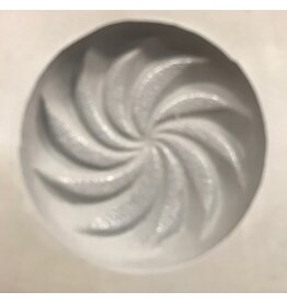 Round Swirl Mint Mold (Rubber)
