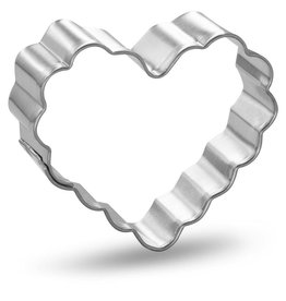 Mini Fluted Heart Cookie Cutter (1.5")