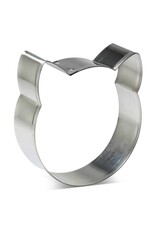 Round Cat Face Cookie Cutter (3.5")