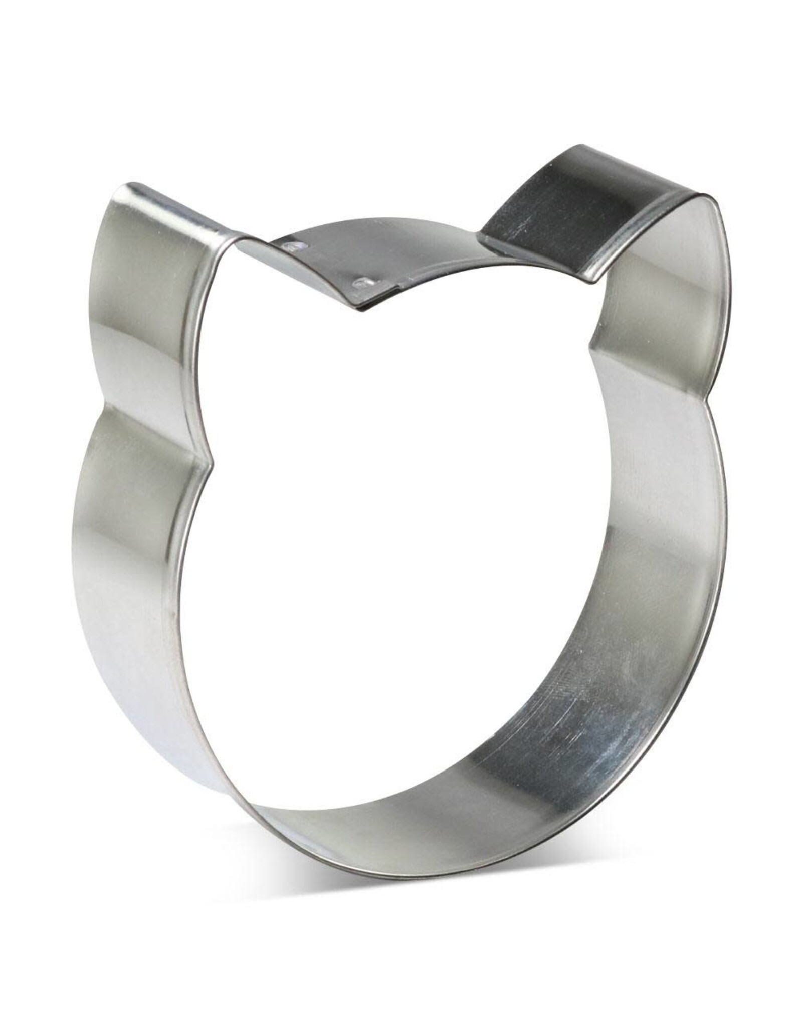 Round Cat Face Cookie Cutter (3.5")