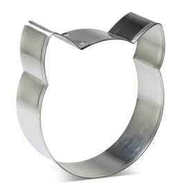 Round Cat Face Cookie Cutter (3.5")