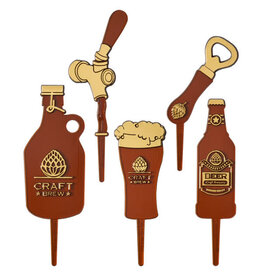 Craft Brew Cake Topper Set
