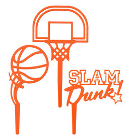 Basketball Cake Topper Set