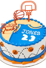Basketball Cake Topper Set