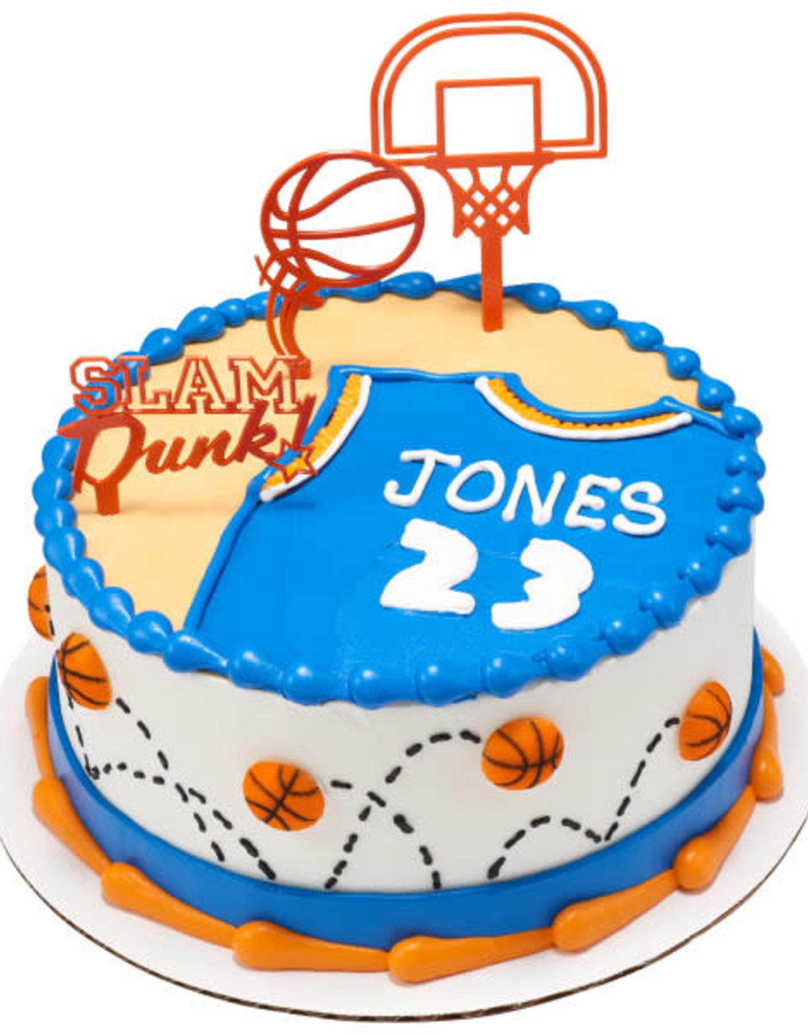 Basketball Layer Cake - Classy Girl Cupcakes