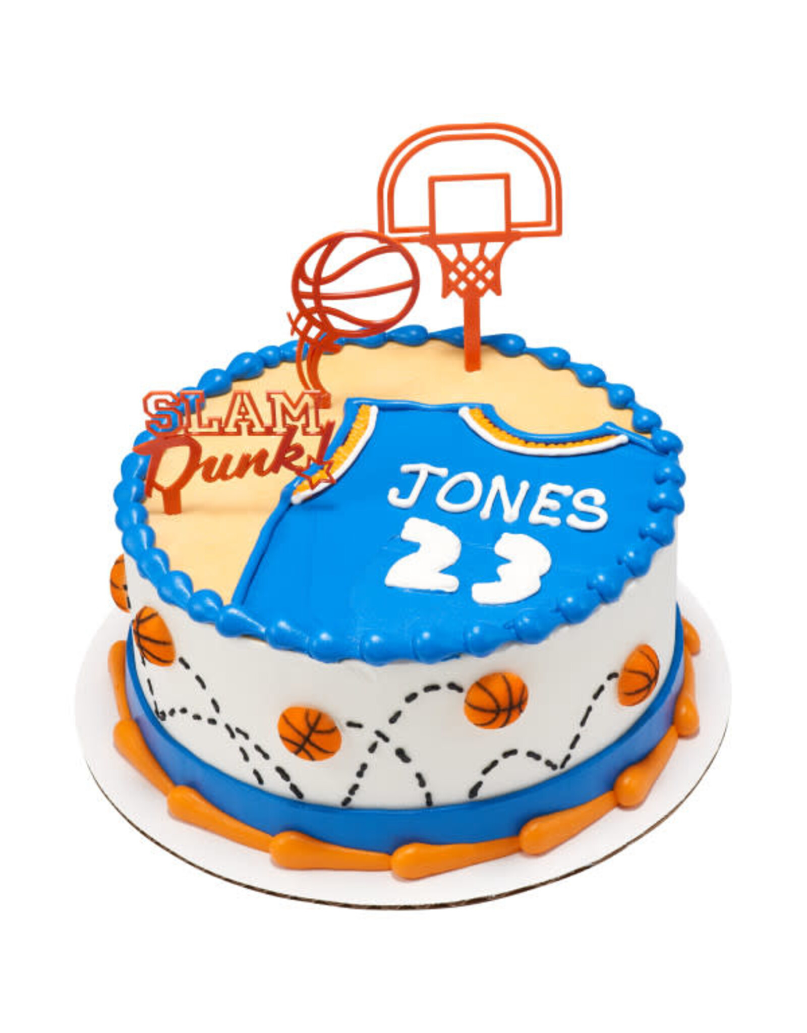 Basketball Cake Topper Set