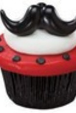 Moustache Cupcake Ring