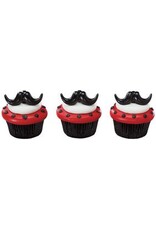 Moustache Cupcake Ring