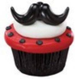 Deco Pack Moustache Cupcake Ring