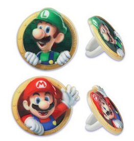 Decopac Rings Super Mario (12 count)