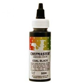 Coal Black Chefmaster Liqua-gel 2.3 ounce