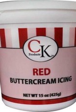 Buttercream Frosting (Red) 15oz.