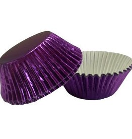 Purple Foil Baking Cups (35-40ct) MAX TEMP 325F
