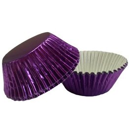 Factory Price Direct Purple Foil Baking Cups (approx. 30 ct.) MAX TEMP 325F