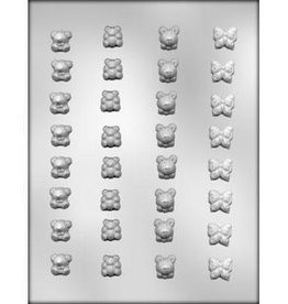 Bear/Butterfly Chocolate Mold 3/4"