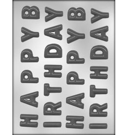 Birthday Letters Chocolate Mold(1-1/4")
