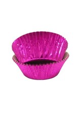 Mini Hot Pink Foil Baking Cup (40-50ct)