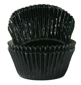 Mini Foil Baking Cups-Black (40-50ct)