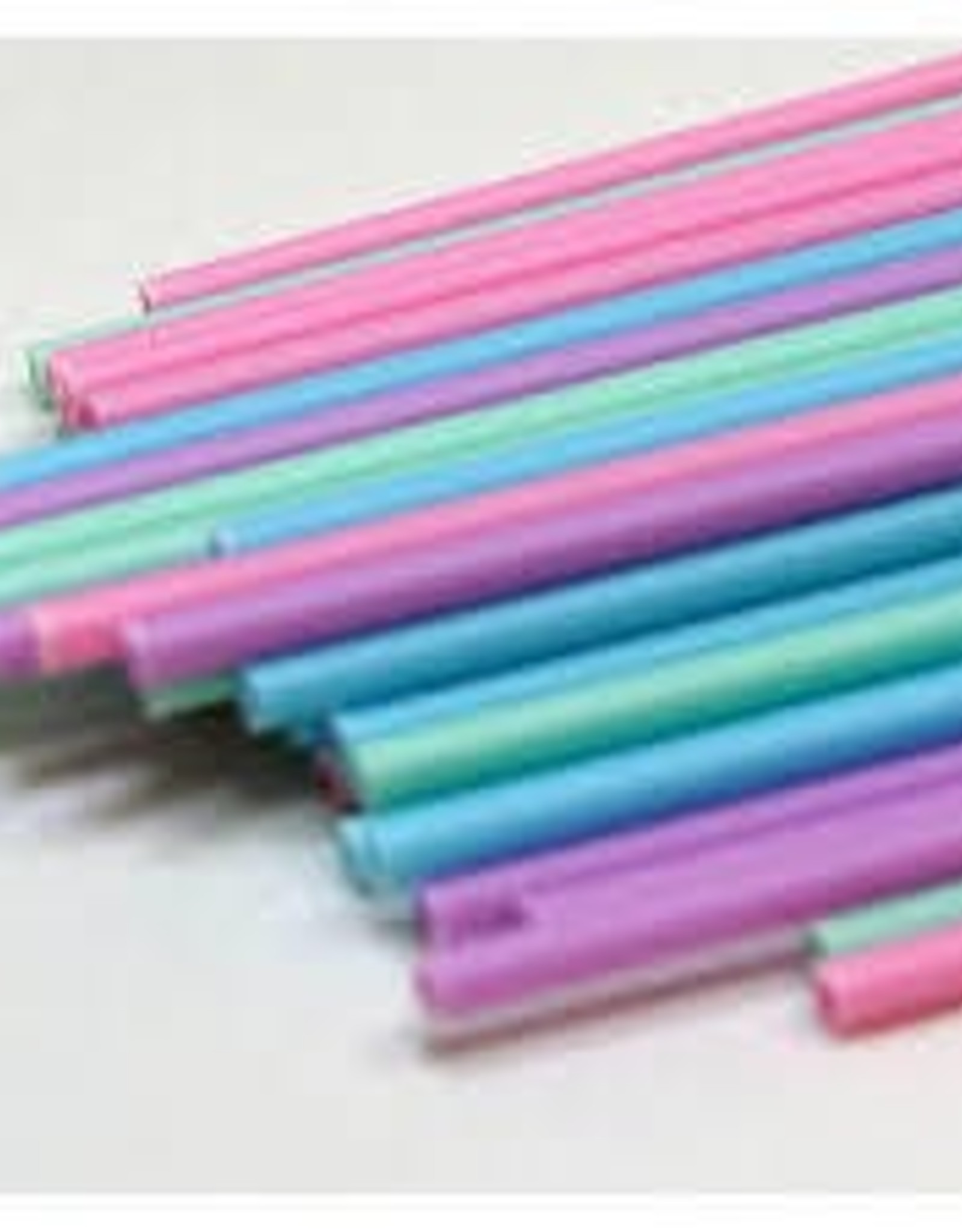 Plastic Sucker Sticks (6" Pastel)50ct