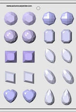 Gems Assortment Hard Candy Mold (1-1/4")