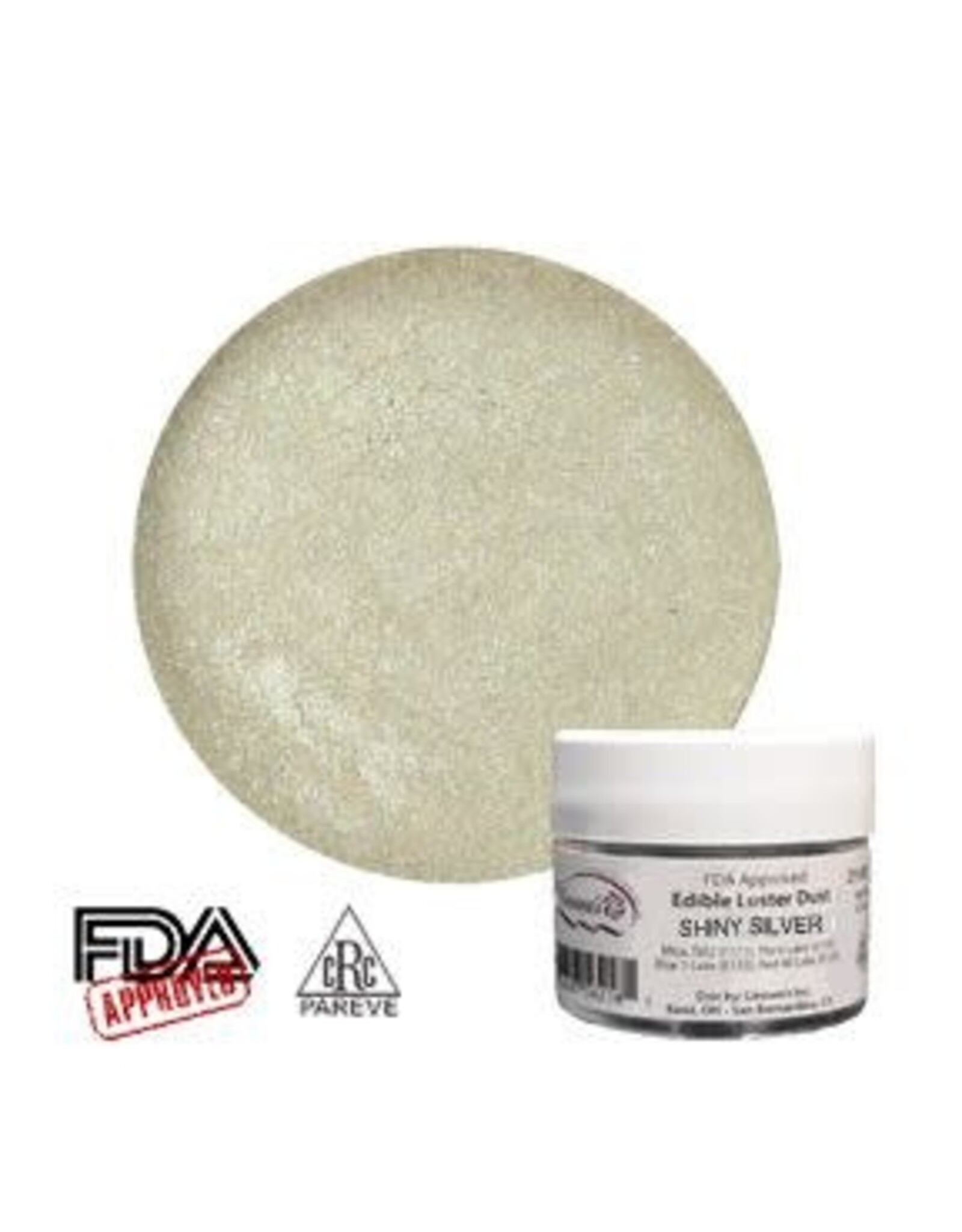 Shiny Silver Luster Dust