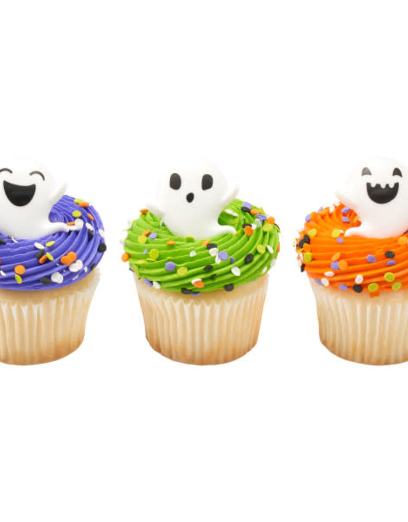 Ghosts Cupcake Rings (12/pkg)