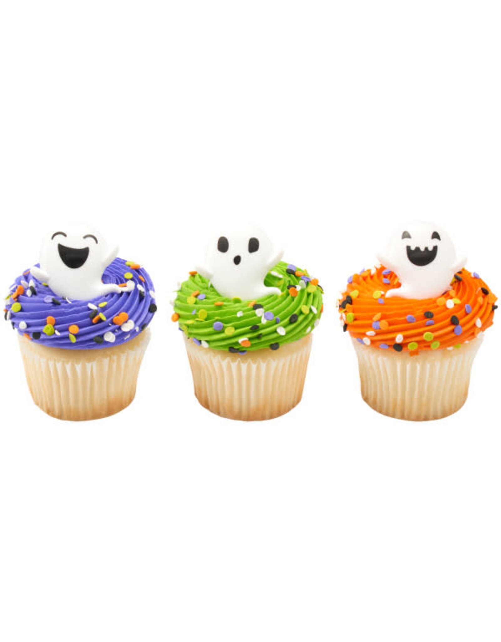Ghosts Cupcake Rings (12/pkg)
