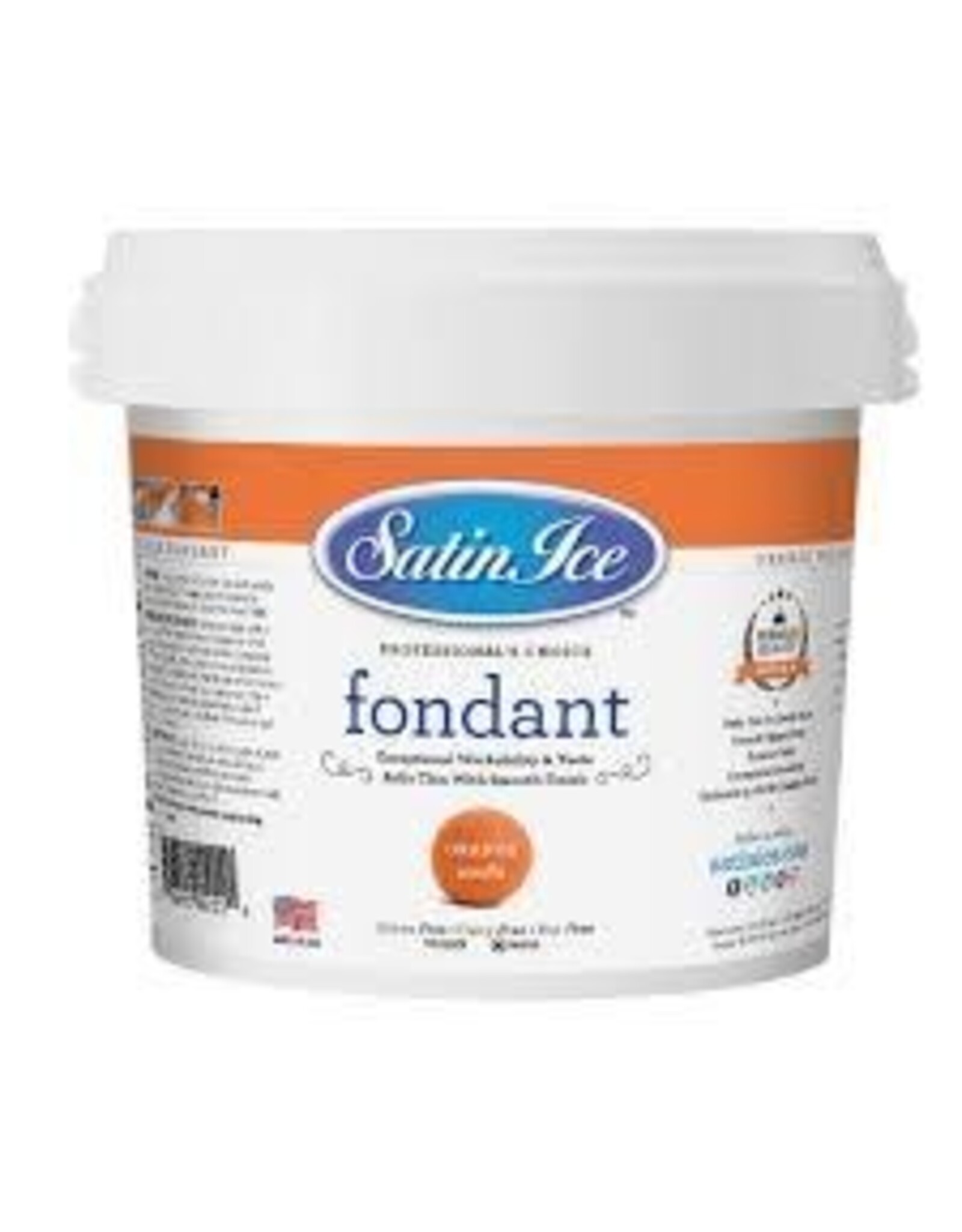 Satin Ice Fondant (Orange) 2 pounds