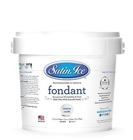Satin Ice Rolled Fondant (White) 2 lb