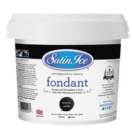 Satin Ice Fondant (Black) 2 lb
