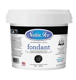 Satin Ice Fondant (Black) 2 lb
