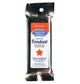 Satin Ice Fondant (Orange 4 oz)
