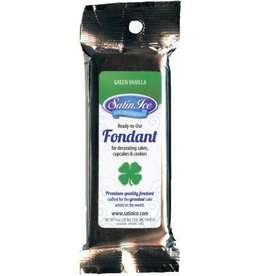 Satin Ice Fondant (Green 4.4 oz)