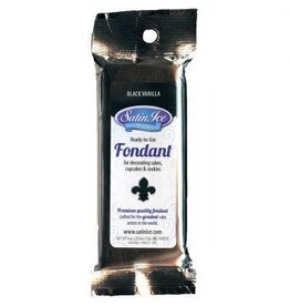 Satin Ice Fondant (Black 4.4 oz)