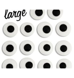 Royal Icing Eyes (1/2") White -25ct