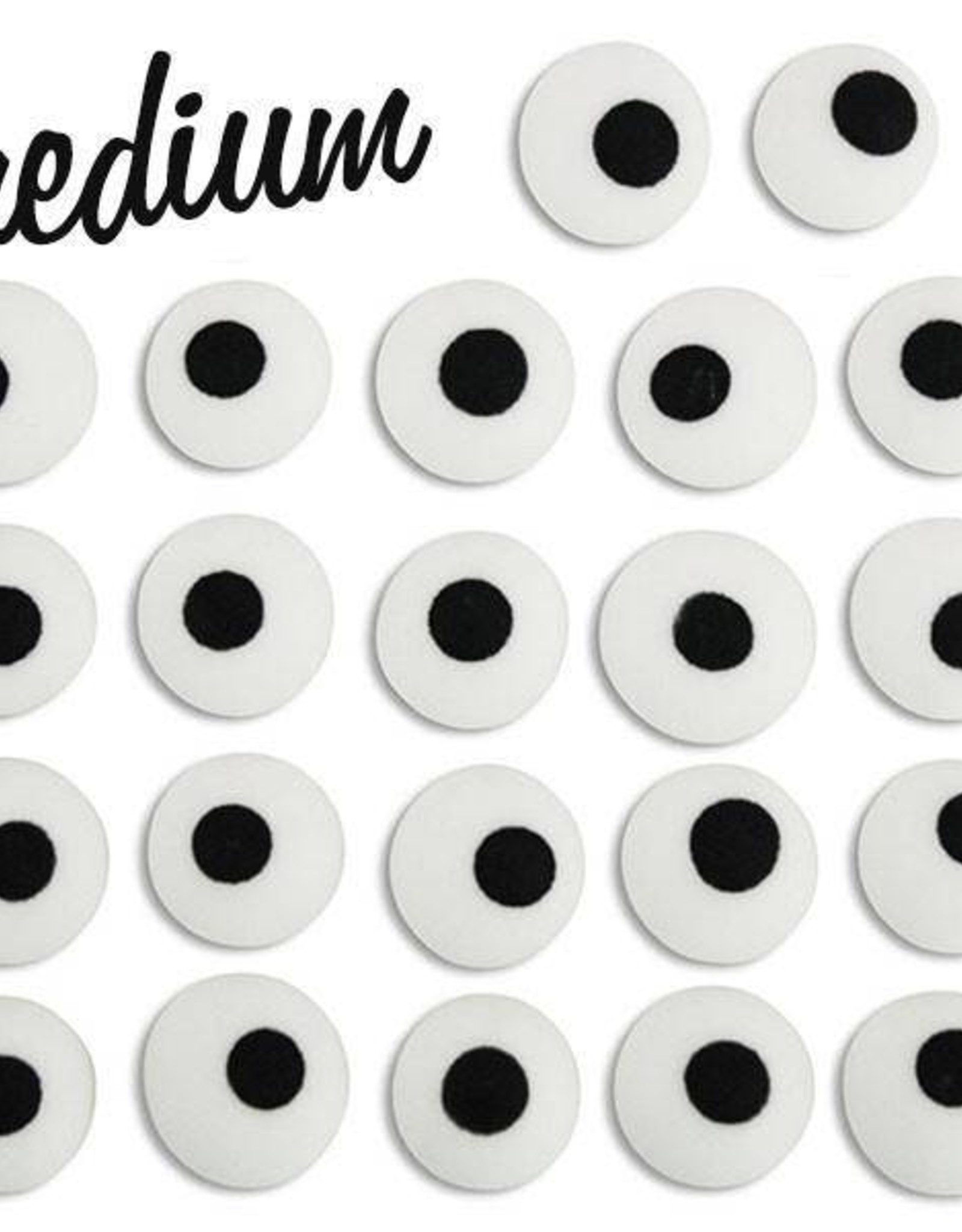 CK Royal Icing Eyes 3/8 inch (white) 60ct Sweet Baking Supply