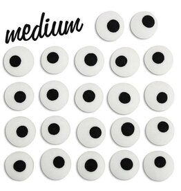 Royal Icing Eyes 3/8 inch (white) 60ct