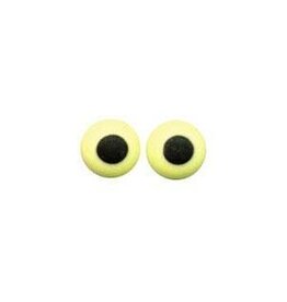 Royal Icing Eyes 1/4 inch (yellow)