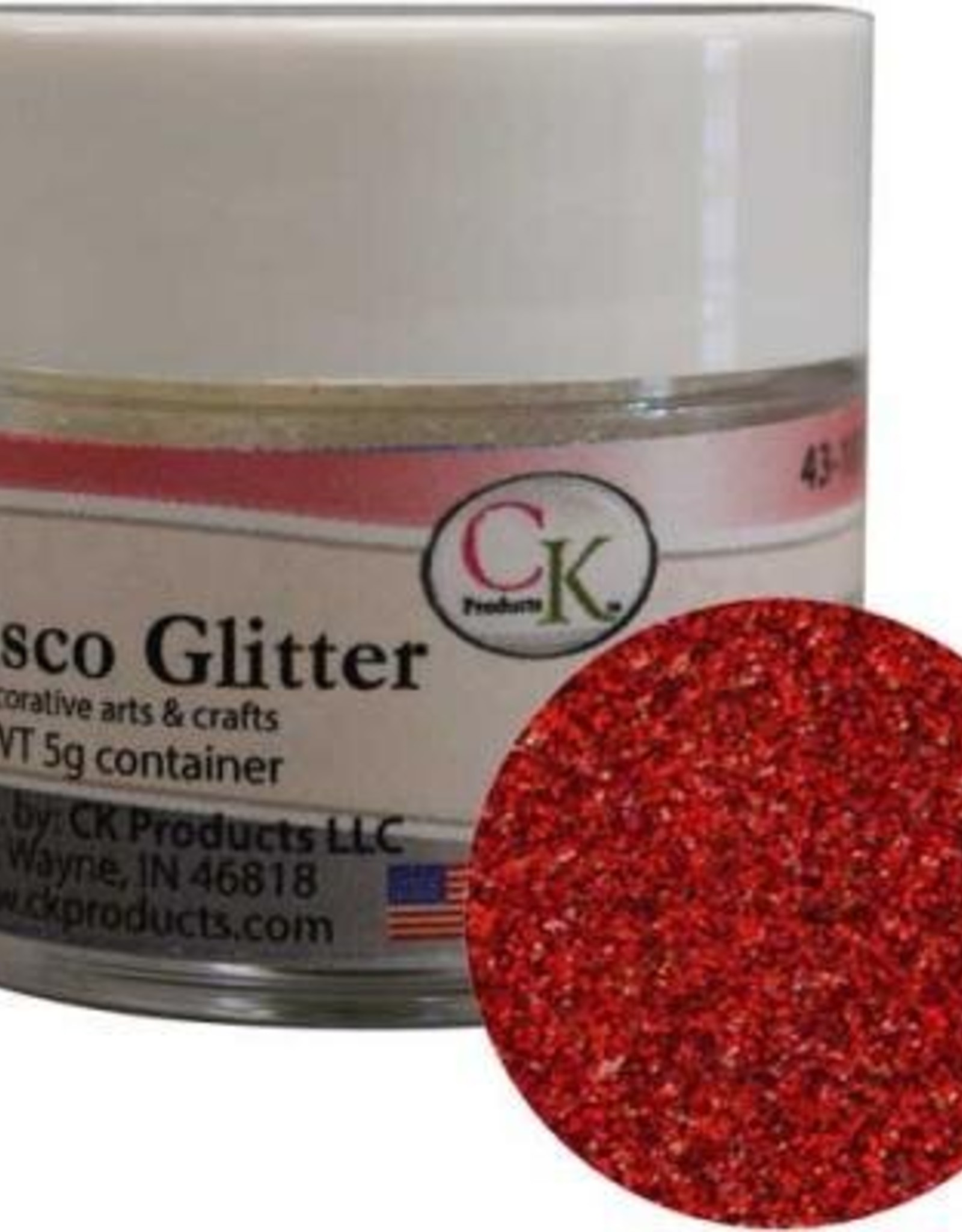 TECHNO GLITTER - HOLLYWOOD RED