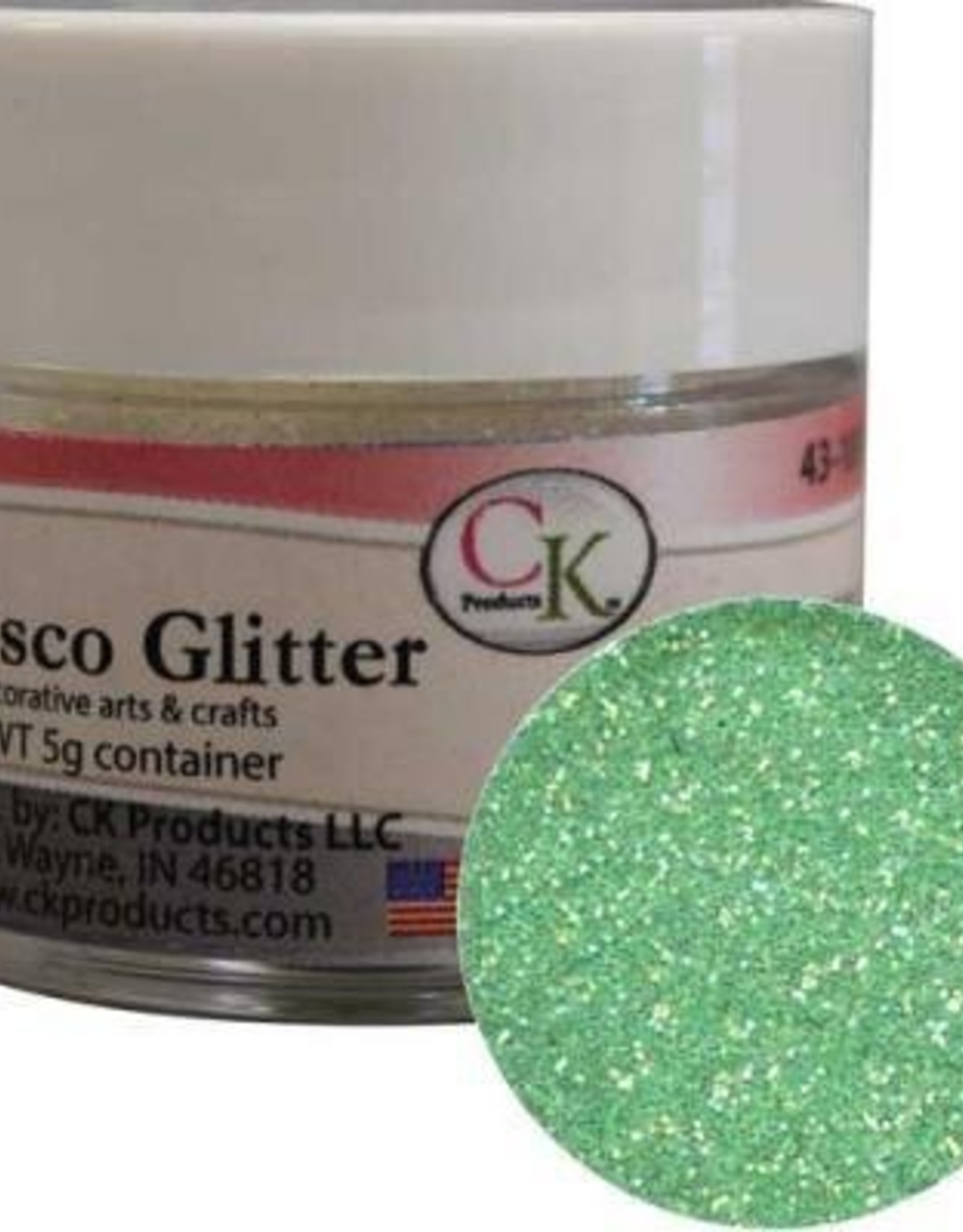 CK Products TECHNO GLITTER - GREEN RAINBOW